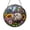 Acrylic 3.5 Inch, variant on Sleeping Opossum Stained Glass Suncatcher Window Hanging, Cottagecore Garden Light Catcher Decor, Whimsical Animal Lover Gift
