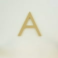 thumbnail image 1 of Package of 1, 6 Inch X 3/4" Thickness MDF Letter A in The Century Gothic Font, Thick, Upper Case for Art & Craft Project, Made in USA, 1 of 4