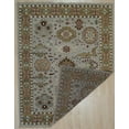 thumbnail image 5 of EORC Gray / GOLD Hand Knotted Wool Traditional Traditional Knot Rug, 7'6 x 9'6, 5 of 7