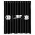 thumbnail image 1 of ABPHQTO Cortina de ducha con grifo de casete vintage Cortina de ducha impermeable 150x180 cm, 1 of 2