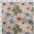 thumbnail image 3 of Soimoi Floral Print, Poly Taffeta Fabric Decor Sewing Fabric By The Yard- 56 Inch WideDecorative Fabric For Outdoor Upholstery, Umbrellas And Home Accents-Green, 3 of 5