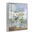 thumbnail image 2 of Stupell Industries French Country Seaside Floral Bouquet Window Gray Framed Giclee Art, 24 x 30, by Carol Robinson, 2 of 8