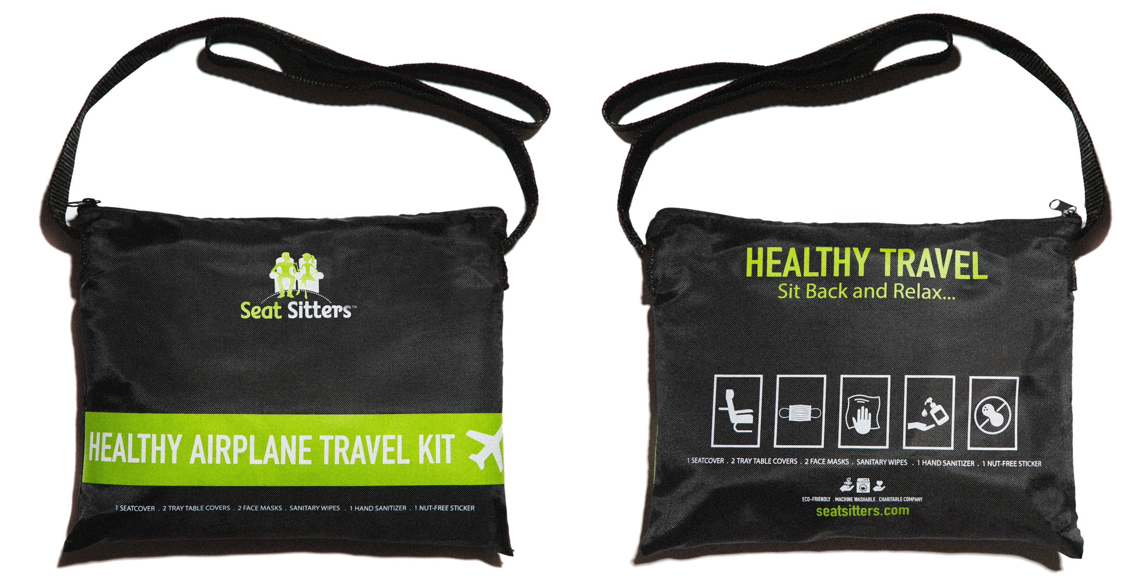 Seat Sitters Healthy Airplane Travel Kit