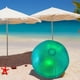 thumbnail image 1 of Pelota de playa de PVC para niños, recuerdos de fiesta, interacción entre padres e hijos, vacaciones, juego de playa, entretenimiento, juego acuático, Verde con luz, 1 of 8