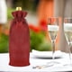 thumbnail image 4 of 12 bolsas de vino de arpillera con cordón, reutilizables para decoración de botellas de vino para bodas, fiestas, vacaciones, 16 x 36 cm, color rojo, 4 of 5