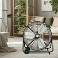 thumbnail image 5 of Hurricane Pro 24” Heavy Duty Adjustable Tilt Drum Fan, 5 of 9
