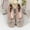Beige, variant on Hoshose Women Comfortable Flat Shoes Slip-On Round Toe Ballet Flats Pearl Knotbow Casual Walking Shoes for Women Non-slip