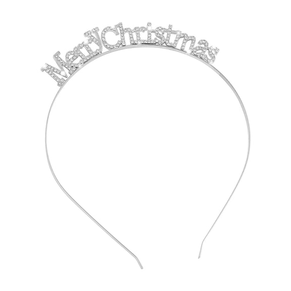 Alloy Headband Hair Accessories Elegant Christmas Snow Holiday Party Hair Clips for Women Girls Festive Celebration