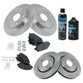thumbnail image 2 of TRQ Brake Pad Rotor Front & Rear Metallic Kit w/Chemicals for Chrysler VW BKA17112, 2 of 6
