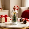 thumbnail image 3 of Recordable Christmas Tree Message in a Bottle, Voice Recording Keepsake with Snowy Mini Trees, a Sentimental Christmas Gift with Playback, Glass Holiday Decoration for Mantel, 3 of 7