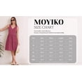 thumbnail image 7 of MOYIKO Summer Dresses for Women Casual V Neck Sleeveless Sundresses Beach Vacation Tank Short Dress with Pockets, 7 of 7