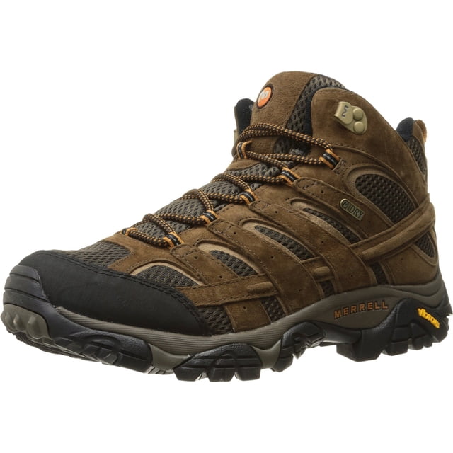 Bota de Senderismo Impermeable Merrell Moab 2 Mid para Hombre, Earth, Talla 9 US
