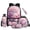 Axolotl Cherry Blossom, variant on Galaxy Axolotl Backpack with Lunch Box, Water Bottle Pouch, Pencil Case & Keychain, Cute Aesthetic Kids Backpack for Girls 6-10, 2nd-3rd Grade, 5-Piece School Bag Set, Back to School