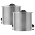 thumbnail image 3 of Shisuyan 2Pcs Parrot Feeder Bird Cage Mount Bird Trough Bird Food Container Stainless Steel Food Cup, 3 of 8