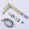 thumbnail image 4 of Single Hole Bathroom Sink Faucet, Single Lever Deck Mounted Basin Faucet, 4 of 5