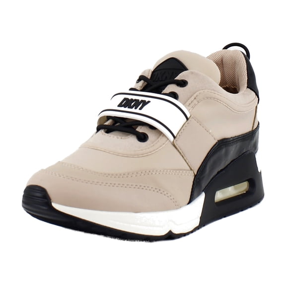 DKNY Aislin Women's Fashion Sneakers Gold Sand/Black Size 9.5 M