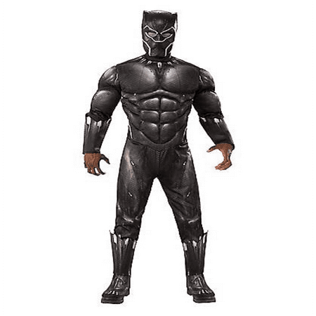 Adult Black Panther Costume Deluxe - Marvel-Adult X Large