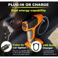 thumbnail image 2 of Bullseye 2441 12V Digital Pressure Gauge Tire Inflator, Orange, 2 of 7