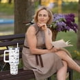 thumbnail image 4 of Unicorn Tumbler 40 oz Tumbler with Handle and Straw Lid Leak Proof - Unicorn Cup for Christmas Birthday Gifts for Women Girls - Stainless Steel Cup, 4 of 5