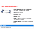 thumbnail image 2 of Front Sway Bar Link Kit - Compatible with 2001 - 2009 Mazda B2300 2002 2003 2004 2005 2006 2007 2008, 2 of 2