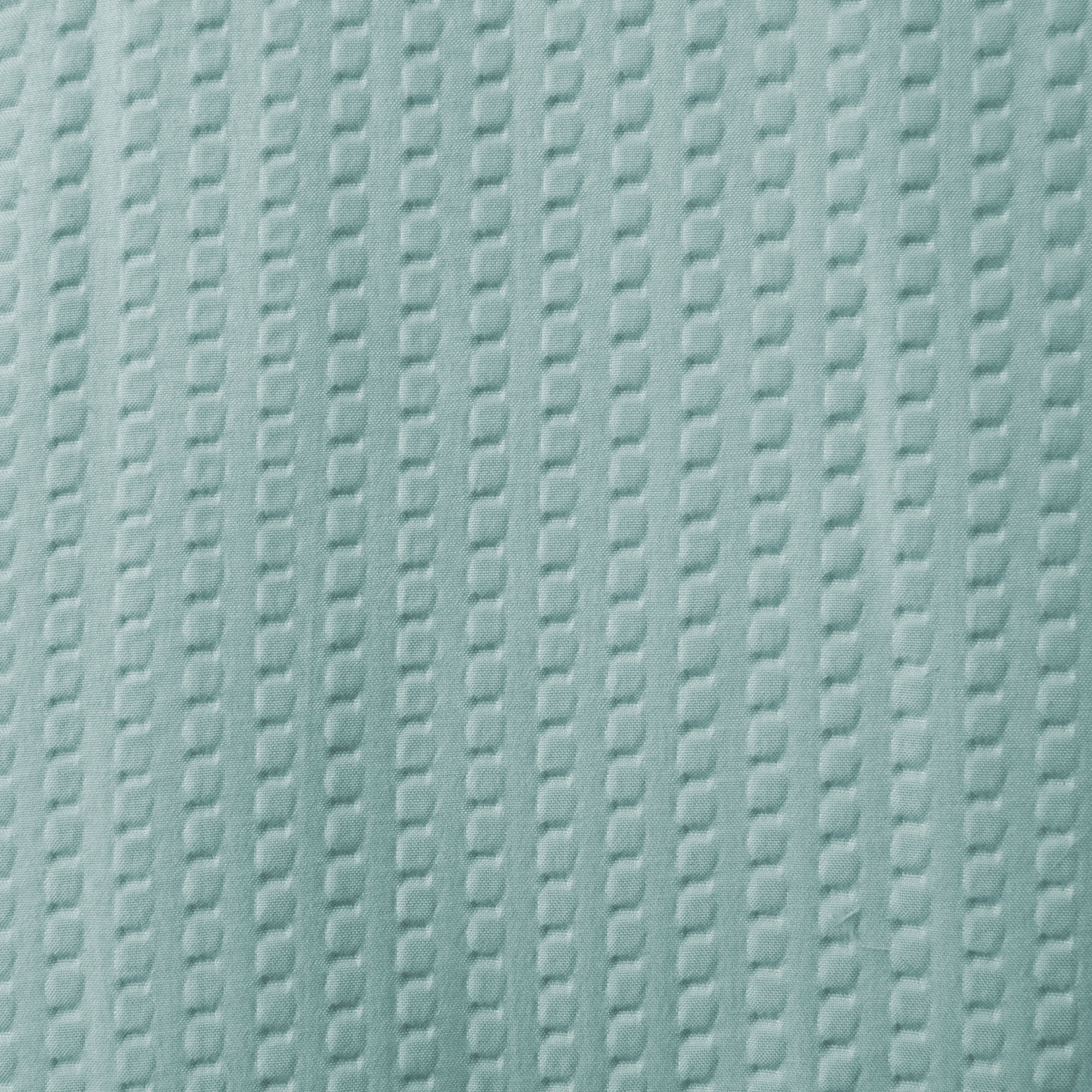 (3 pack) Mainstays Classic Mint Water-Repellent Embossed Microfiber Fabric Shower Liner, 70" x 72"