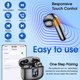 thumbnail image 4 of Auriculares inalámbricos EXZHIG J11 Bluetooth 5.4 con 6 micrófonos 35H negros, 4 of 7