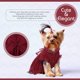 thumbnail image 4 of Vestido para perros Kuoser Puppy Tutú con lazo rojo XS para perros pequeños, 4 of 7