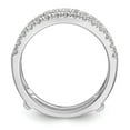 thumbnail image 2 of 14K White Gold Ring Band Wedding Diamond, Lab Grown Round, Size 9, 2 of 7