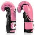 thumbnail image 5 of Fairtex BGV9 Mexican Style Pink Black Muay Thai Boxing Glove - Heavy Hitter, 5 of 5