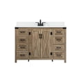 thumbnail image 3 of Elegant Decor Grant 48" Single Bathroom Vanity with Backsplash in Natural Oak, 3 of 8