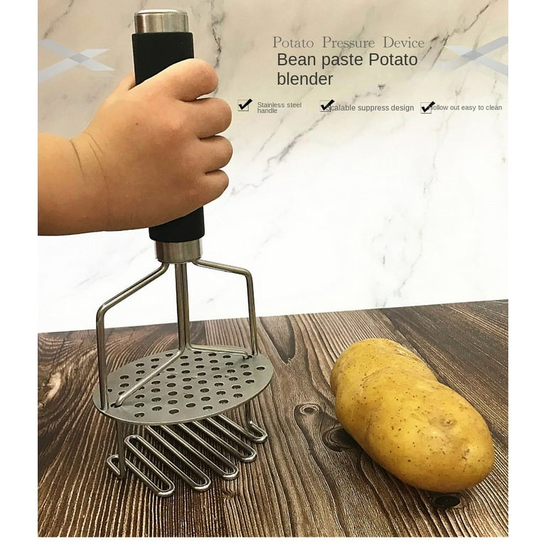 1pc Silicone Potato Masher, Handle Design Kitchen Tool For Mashed Potato