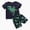 O01-Green, variant on Kaprioy Little Boys Short Sleeve Pajamas Sets Toddler Cotton Pjs Kids Sleepwears Boys Summer Clothes