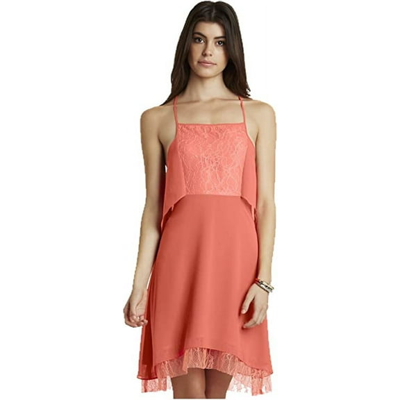 BCBGeneration Layered Square-Neck Short Dress (4)