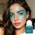 thumbnail image 4 of 6 Color Roll-on Body Glitter Gel- 4-in1Holographic for Face and Hair,Body Glitter Gel Makeup for Kids Women,Body Shimmer Christmas Makeup for Rave Party, Body And Face High Shine Makeup 20g, 4 of 6