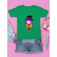 thumbnail image 3 of Cute Witch Girl Pumpkin Costume T-Shirt Juniors -Image by Shutterstock,  x-Small, 3 of 4