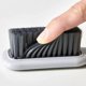 thumbnail image 4 of 2Pcs Shoe And Laundry Cleaning Brushes Set Stain Removal Scrub Tool For Leather Fabric Suedes Household Commercial Use Purple, 4 of 4