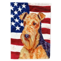 USA American Flag with Airedale Garden Flag