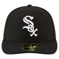 thumbnail image 2 of Men's-New Era  Black Chicago White Sox 125th Anniversary Low Profile 59FIFTY Fitted Hat, 2 of 4