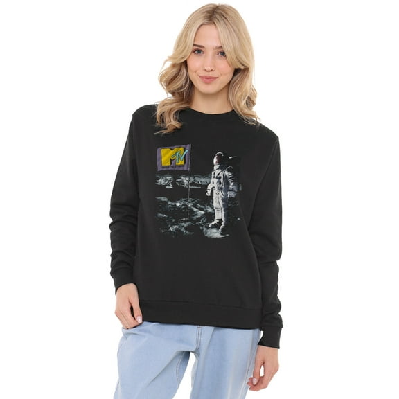 MTV Moon Walks Women's Crew Sweatshirt