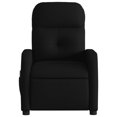 thumbnail image 5 of vidaXL Massage Recliner Chair Black Fabric, 5 of 5