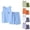Blue, variant on ATOGUTA Boys Outfit Summer Kids Sleeveless Tank Tops and Shorts Set Athletic Tracksuit Size 5T-15, White