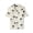 Allover Palm Tree, variant on Boys Short Sleeve Gauze Button Up Shirt, Sizes XS-XXL