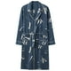 thumbnail image 1 of Batas de moda para hombre, manga larga, cuello en V, informales, regulares, lisas, para dormir, bata para mujer, blusa de poliéster, 1 of 2