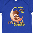 thumbnail image 4 of Inktastic My Mimi Loves Me to the Moon and Back Boys or Girls Baby Bodysuit, 4 of 5