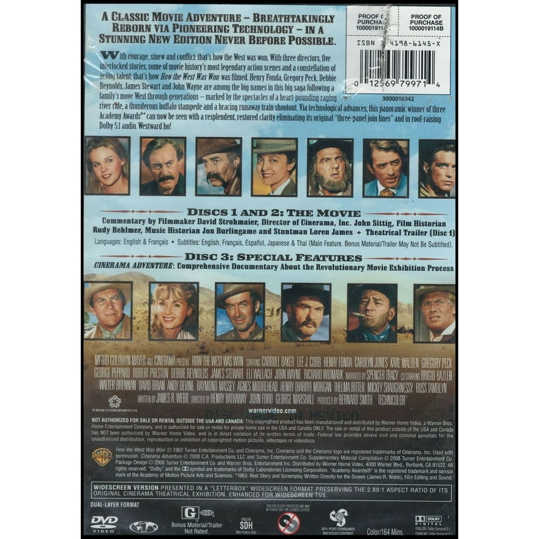 Turner, How the West Was Won DVD, Special Edition 2-Disc Set, 162