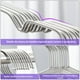 thumbnail image 4 of 100 Ganchos para Ropa Perchas - Percha Sólida 42 CM Metal Ligero Resistente Duradera para Chaqueta Pantalones Estándar Ahorro de Espacio Perchas para Hogar Adultos (100), 4 of 9