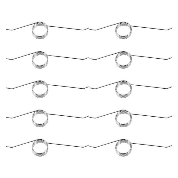 KAKOWELY 10 Pcs Poubelle à Ressort Torsionnel pour Usage Domestique et Extérieur Mécanisme d'Ouverture Poubelle à Ressort Torsionnel Poubelle à Ressort Torsionnel, 1.38x"X0.31"X0.12 Pouces