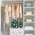 thumbnail image 6 of Storage Box With Lid 16.5x12.6x11.8In Foldable Stacked Household Storage Box Colorful Cute Christmas Tree, 6 of 7