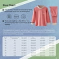 thumbnail image 7 of Yhong Thermal Underwear Set for Boys Girls Fleece Lined Sleepwear Long John Homewear Base Layer Top Yellow 100, 7 of 7