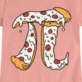 thumbnail image 3 of Instant Message - Pizza Pi - Toddler And Youth Girls Short Sleeve Graphic T-Shirt, 3 of 6